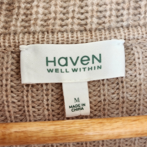 Haven Well Within 100% cashmere shawl sweater - Picture 5 of 13